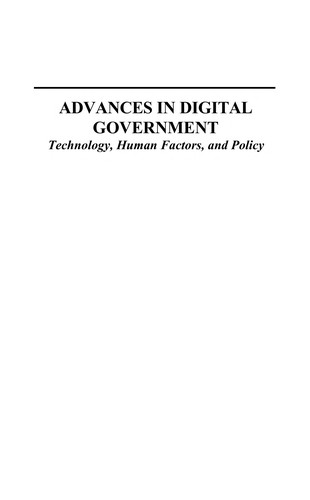 Advances in digital government