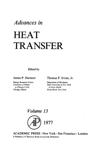 Advances in heat transfer