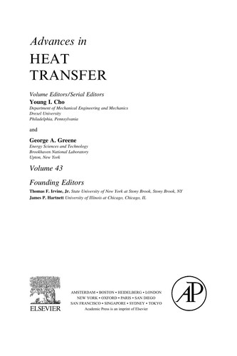 Advances in heat transfer
