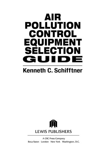 Air pollution control equipment selection guide