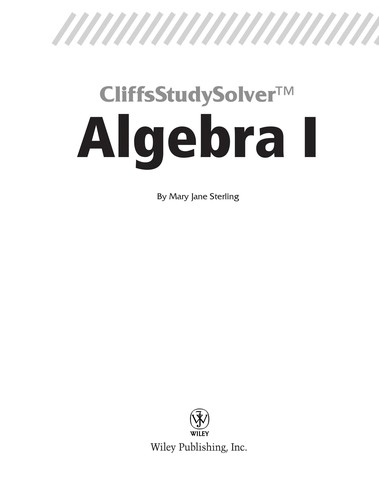 CliffsStudySolver