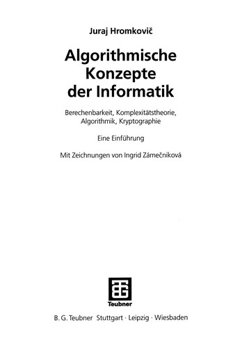 Algorithmische Konzepte der Informatik
