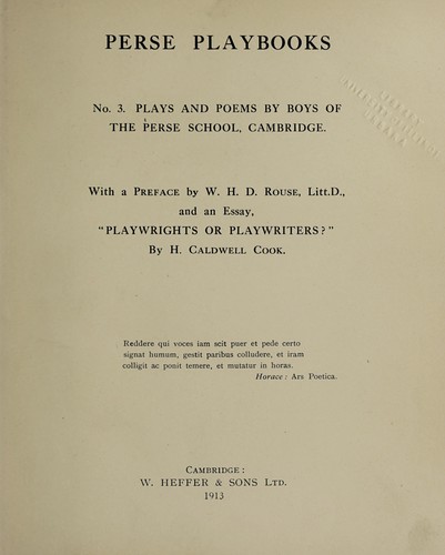 Perse playbooks