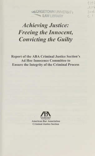 Achieving Justice