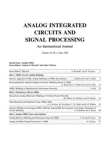 Analog VHDL