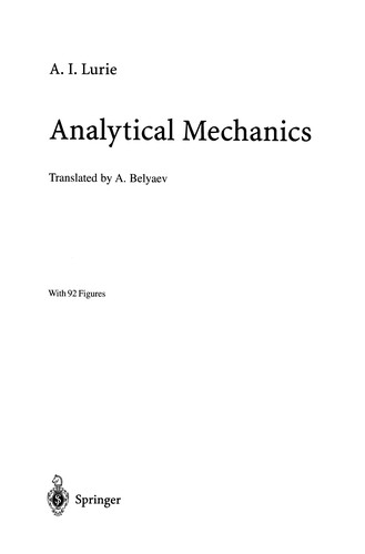 Analytical Mechanics