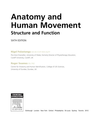 Anatomy and human movement