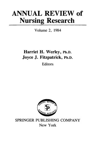 Annual Review of Nursing Research 2, 1984