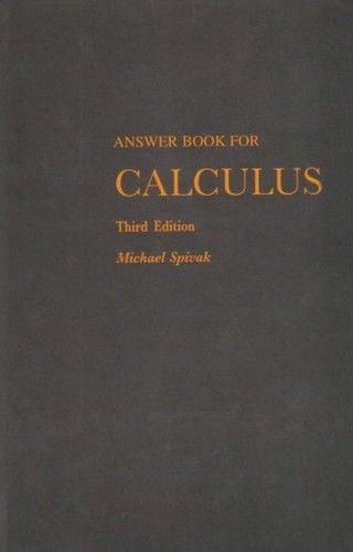 Answer Book for Calculus