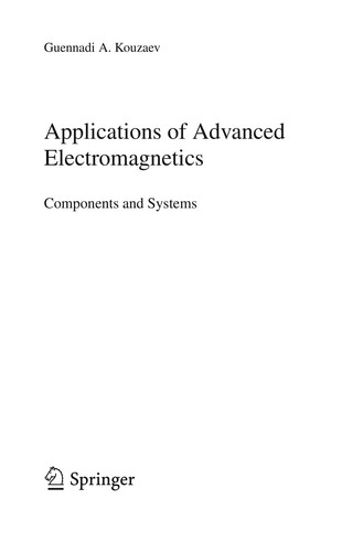 Applications of Advanced Electromagnetics