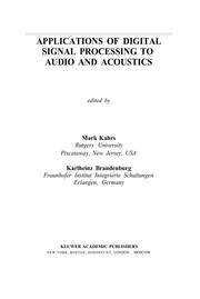 Applications of digital signal processing to audio and acoustics