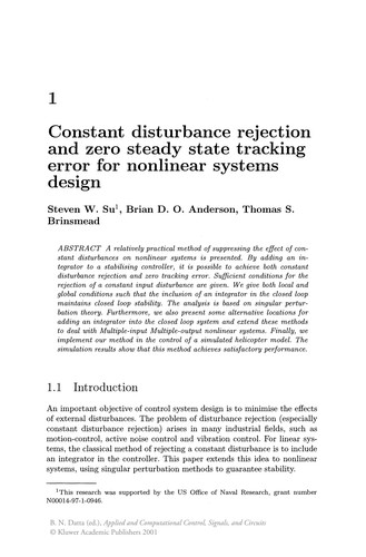Applied and Computational Control, Signals, and Circuits
