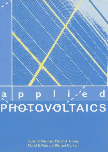 Applied photovoltaics