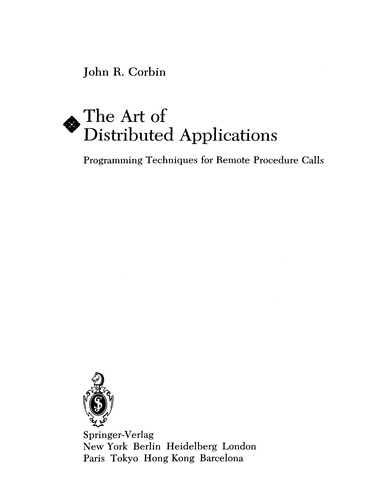 The Art of Distributed Applications
