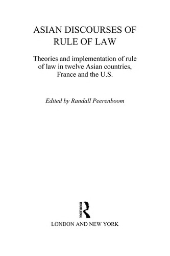 Asian discourses of rule of law