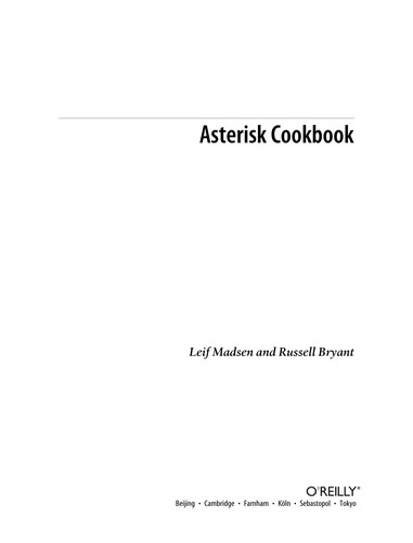 Asterisk cookbook