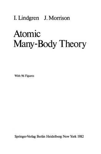Atomic Many-Body Theory