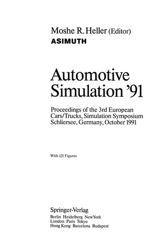 Automotive Simulation '91