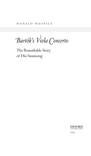 Bartók's viola concerto