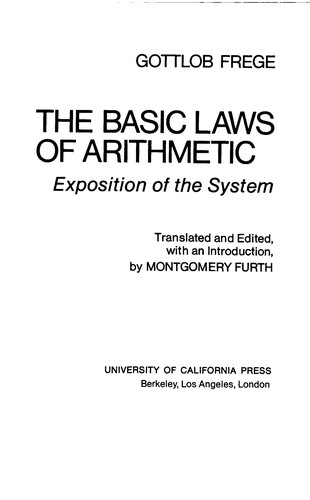 The Basic Laws of Arithmetic