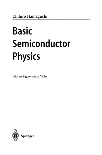 Basic Semiconductor Physics