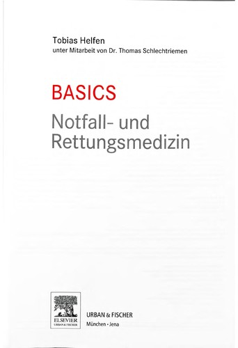 Basics Notfall- und Rettungsmedizin