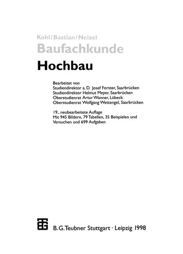 Baufachkunde
