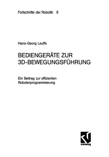 Bediengeräte zur 3D-Bewegungsführung