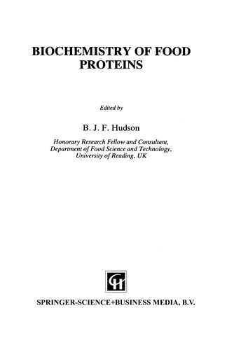 Biochemistry of Food Proteins