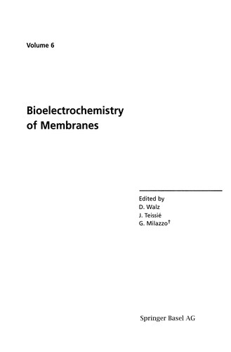 Bioelectrochemistry of membranes