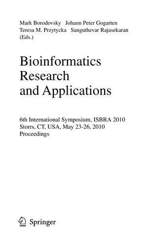 Bioinformatics research and applications