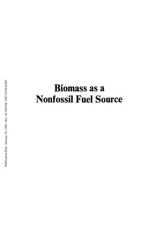 Biomass as a nonfossil fuel source