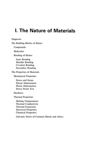 Building Materials Evaluation Handbook