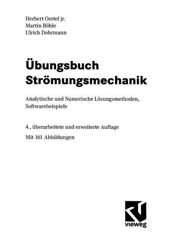 Übungsbuch Strömungsmechanik
