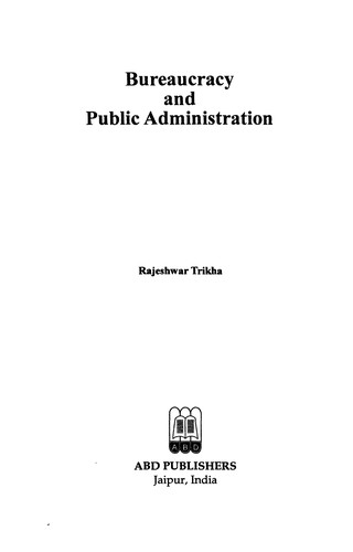 Bureaucracy and public administration