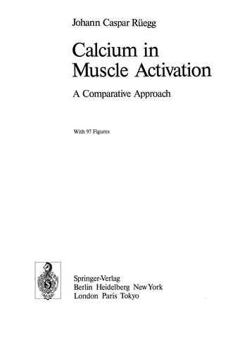 Calcium in Muscle Activation
