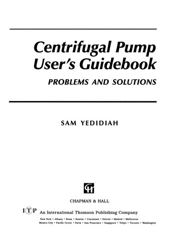 Centrifugal Pump User's Guidebook