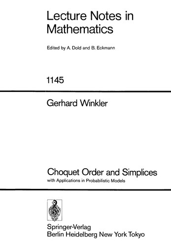 Choquet order and simplices