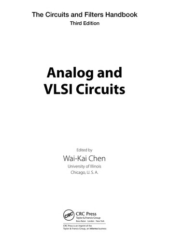 Analog and VLSI Circuits