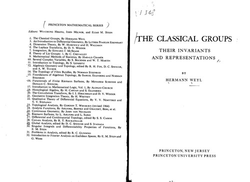 The classical groups