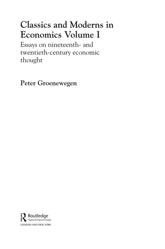 Classics and moderns in economics