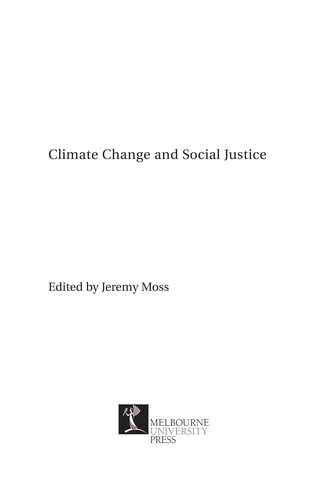 Climate change and social justice
