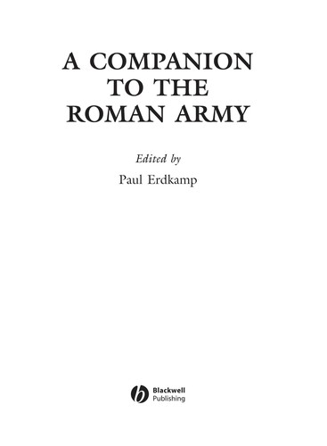 A companion to the Roman army