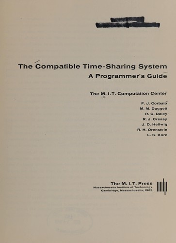 The Compatible Time-Sharing System