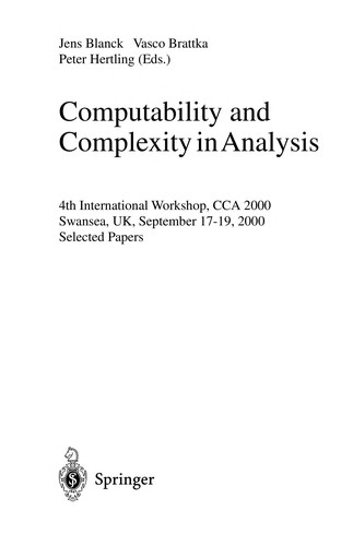 Computability and complexity in analysis
