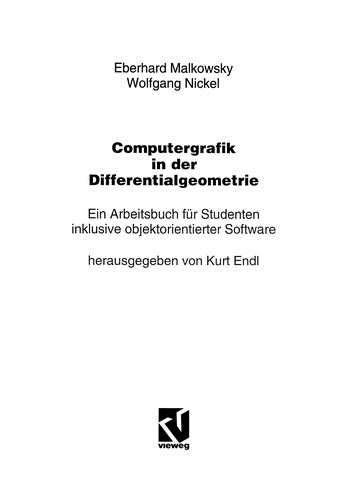 Computergrafik in der Differentialgeometrie