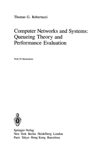 Computer Networks and Systems: Queueing Theory and Performance Evaluation