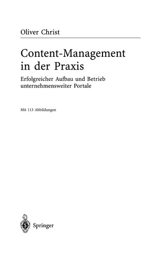 Content-Management in der Praxis
