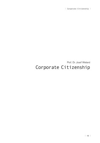 Corporate Citizenship und strategische Unternehmenskommunikation in der Praxis