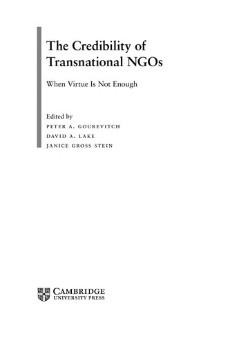 The credibility of transnational NGOs